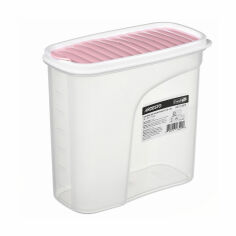 Акція на Контейнер для сипучих продуктів Ardesto Fresh пластиковий, рожевий, 1.8 л (AR1218PP) від Eva