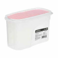 Акция на Контейнер для сипучих продуктів Ardesto Fresh пластиковий, рожевий, 1.2 л (AR1212PP) от Eva