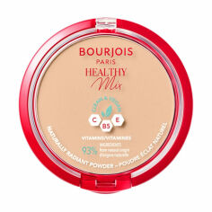 Акція на Компактна пудра для обличчя Bourjois Poudre Compacte Healthy Mix Clean, 04 Beige Dore, 10 г від Eva