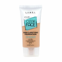 Акция на Тональний крем для обличчя LAMEL Make Up Oh My Clear Face Skin Clarifying Foundation тон 405, 40 мл от Eva