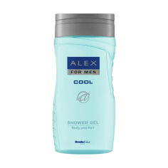 Акція на Чоловічий гель для душу та волосся Bradoline Alex For Men Cool Shower Gel Body and Hair, 250 мл від Eva