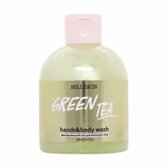 Акція на Зволожувальний гель для рук та тіла Hollyskin Hands&Body Wash Green Tea, 300 мл від Eva