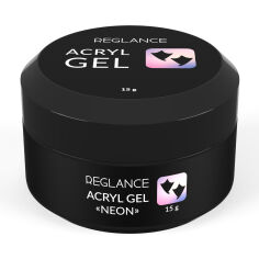 Акція на Акрил-гель для нігтів Reglance Acryl Gel Neon, 025 Barbie Shade, 15 г від Eva