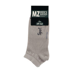 Акція на Шкарпетки чоловічі Modna Zona RT1121-021 Sport короткі, сірі, розмір 43-46 від Eva