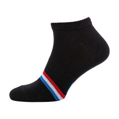 Акція на Шкарпетки чоловічі Modna Zona RT1321-125 короткі, чорні зі смужками, розмір 39-42 від Eva