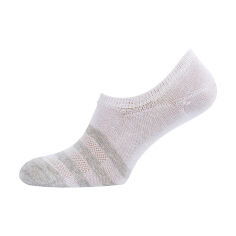 Акция на Шкарпетки чоловічі Modna Zona RT1131-091 сліди, білі з сірими смужками, розмір 39-42 от Eva