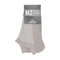 Акція на Шкарпетки чоловічі Modna Zona RT1121-007 короткі, сітка, сірі, розмір 39-42 від Eva