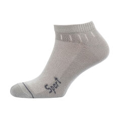 Акция на Шкарпетки чоловічі Modna Zona RT1121-021 Sport короткі, сітка, сірі, розмір 39-42 от Eva