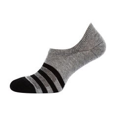 Акция на Шкарпетки чоловічі Modna Zona RT1131-091 сліди, сірі з чорними смужками, розмір 39-42 от Eva