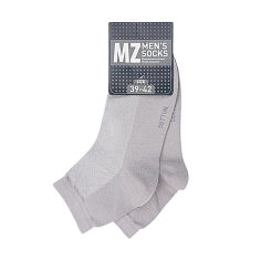 Акція на Шкарпетки чоловічі Modna Zona RT1111-005 середні, сітка, сірі, розмір 39-42 від Eva