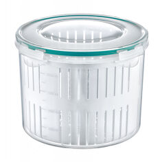 Акция на Контейнер Irak Plastik Fresh Box з друшляком, круглий, 19*14 см, 2.5 л (5233) от Eva