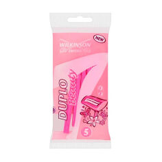 Акция на Одноразовий станок для гоління Wilkinson Sword Duplo Beauty жіночий, 5 шт от Eva