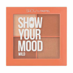 Акция на Набір рум'ян для обличчя Pastel Show Your Mood Wild Blush Palette Coral, 4*4.3 г от Eva