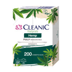 Акція на Ватні палички Cleanic Naturals Hemp Cosmetic Buds в коробці, 200 шт від Eva