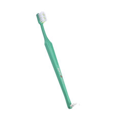 Акция на Ортодонтична зубна щітка Paro Swiss з монопучковою насадкою, м'яка, зелена от Eva