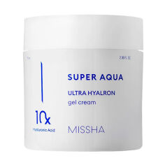 Акция на Зволожувальний гель-крем для обличчя Missha Super Aqua Ultra Hyalron Gel Cream, 70 мл от Eva