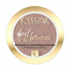 Акція на Бронзувальна пудра для обличчя Eveline Cosmetics Feel The Bronze, 01 Milky Way, 4 г від Eva