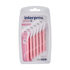 Акція на Міжзубні щітки Dentaid Interprox Plus Nano, рожеві, 0.6 мм, 6 шт від Eva