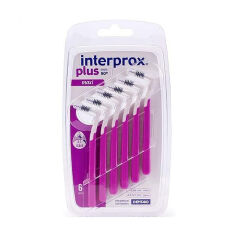 Акция на Міжзубні щітки Dentaid Interprox Plus Maxi, фіолетові, 2.1 мм, 6 шт от Eva