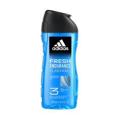 Акція на Гель для тіла, волосся та обличчя Adidas Fresh Endurance Shower Gel 3 in 1 чоловічий, 250 мл від Eva