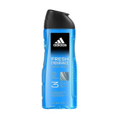Акція на Гель для тіла, волосся та обличчя Adidas Fresh Endurance Shower Gel 3 in 1 чоловічий, 400 мл від Eva