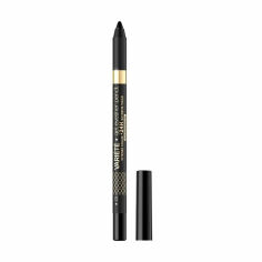 Акция на Водостійкий гелевий олівець для очей Eveline Cosmetics Variete Gel Eyeliner Pencil Waterproof, 01 Black, 1 г от Eva