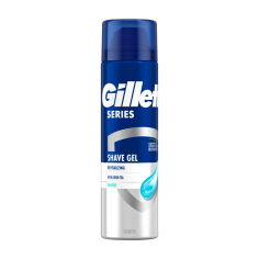 Акція на Гель для гоління Gillette Series Відновлювальний, із зеленим чаєм, 200 мл від Eva