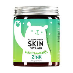Акция на Вітаміни та мінерали Bears With Benefits All Clear My Dear Skin Vitamin Zink Цинк, 150 г, 60 жувальних цукерок от Eva