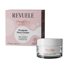 Акция на Крем для обличчя Revuele Probio Skin Balance Probiotic Face Cream з пробіотиками, 50 мл от Eva