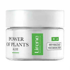 Акція на Зволожувальний крем для обличчя Lirene Power Of Plants Moisturising Cream Aloe, 50 мл від Eva