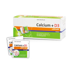 Акція на Кальцій та вітамін Д3 Sanct Bernhard Direkt Calcium With Vitamin D3, 60 саше від Eva