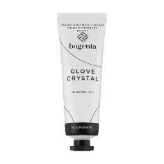 Акция на Живильний крем для рук та нігтів Bogenia Glove Crystal Nourishing Hand And Nail Cream з мінеральною олією, 30 мл от Eva