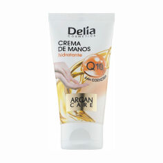 Акція на Зволожувальний крем для рук Delia Cosmetics Argan Care Q10 Hand Cream з олією аргани, 50 мл від Eva