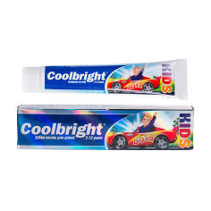 Акція на Дитяча зубна паста Coolbright Kids Boys, 3-12 років, 105 г від Eva