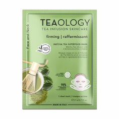 Акция на Маска для обличчя Teaology Matcha Tea Firming & Nourishing Mask, 21 мл от Eva