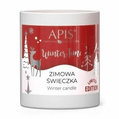 Акція на Натуральна соєва свічка Apis Natural Cosmetics Winter Time Natural Soy Candle, 220 г від Eva
