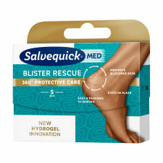 Акція на Пластир для ніг Salvequick Med Blister Rescue, 5 шт від Eva