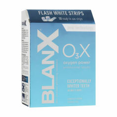 Акція на Смужки для відбілювання зубів BlanX O3X Oxygen Power Flash White Strips, 10 шт від Eva