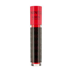 Акция на Рідка лакова помада для губ Ninelle Ilusion Liquid Lacquer Lipstick 624 Red, 4 мл от Eva