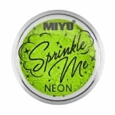 Акция на Пігмент для повік Miyo Sprinkle Me Neon 22 Atomic Grass, 1.5 г от Eva