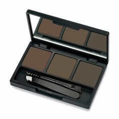 Акція на Набір для укладання брів Golden Rose Eyebrow Styling Kit 03 Deep Brown від Eva