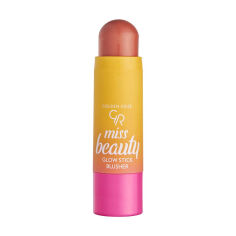 Акция на Рум'яна-стік для обличчя Golden Rose Miss Beauty Glow Stick Blusher 01 Peach Flash, 6 г от Eva