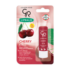 Акція на Бальзам для губ Golden Rose Lip Balm Cherry SPF15 Вишня, 4.6 г від Eva