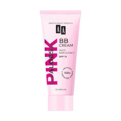 Акція на Мультизволожувальний BB-крем для обличчя AA Aloes Pink BB Cream SPF15, 02 Medium, 30 мл від Eva