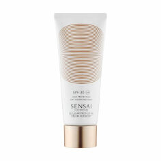 Акція на Антивіковий сонцезахисний крем для тіла Sensai Silky Bronze Cellular Protective Cream For Body SPF 30, 150 мл від Eva