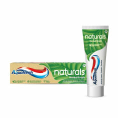 Акція на Зубна паста Aquafresh Naturals Herbal Fresh Трав'яна свіжість, 75 мл від Eva