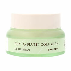 Акція на Нічний крем для обличчя Mizon Phyto Plump Collagen Night Cream з фітоколагеном, 50 мл від Eva