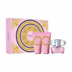 Акция на Парфумований набір жіночий Versace Bright Crystal Set (туалетна вода, 50 мл + гель для душу, 50 мл + лосьйон для тіла, 50 мл) от Eva