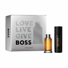 Акція на Парфумований набір чоловічий Hugo Boss Boss The Scent (туалетна вода, 50 мл + дезодорант-спрей, 150 мл) від Eva