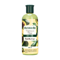 Акція на Живильна емульсія для обличчя FarmStay Avocado Premium Pore Emulsion з екстрактом авокадо, 350 мл від Eva